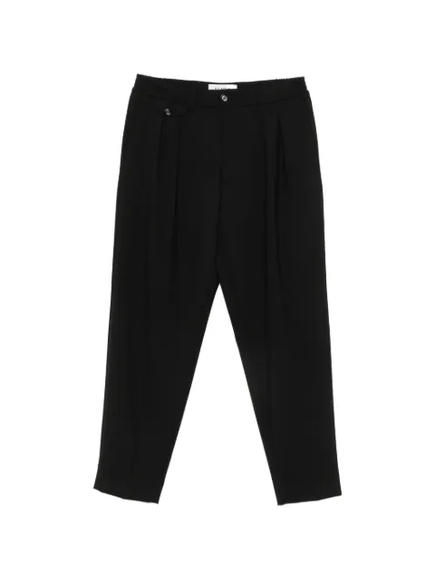 BE ABLE pleated wool trousers Black 26WBASAMMY44