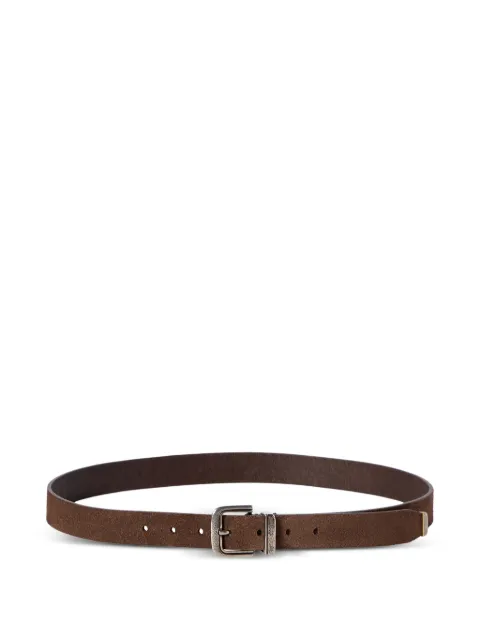 Brunello Cucinelli reversed leather belt Brown MAUGP259C7959