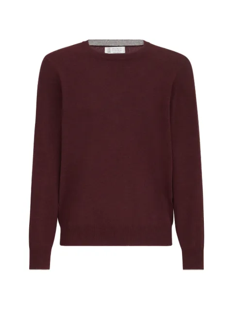 Brunello Cucinelli cashmere sweater Red M2200100CNU36