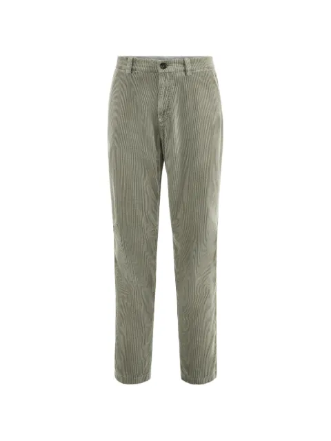 Brunello Cucinelli garment-dyed corduroy trousers Green M280NS1050C6345
