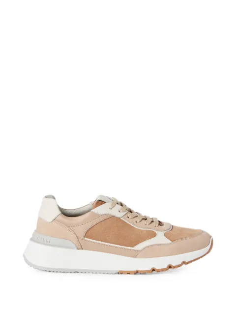 Brunello Cucinelli nubuck and suede runners Neutrals MZUSNEO355CIC58