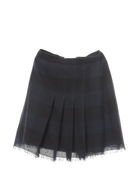 Christian Dior Pre-Owned 2000s pleated mini skirt Black 1053093
