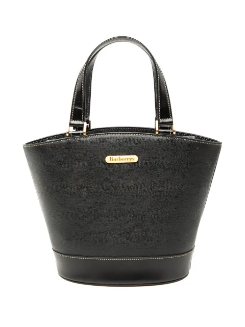 Burberry Pre-Owned 20th Century Leather bucket bag Black 9NCCPCW6SGEIYLA7