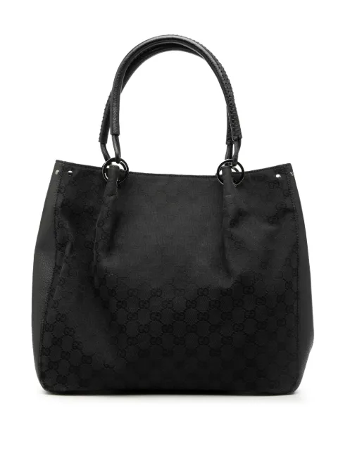 Gucci Pre-Owned 2000-2015 GG Canvas tote bag Black GA3L6VATGSC0J98R