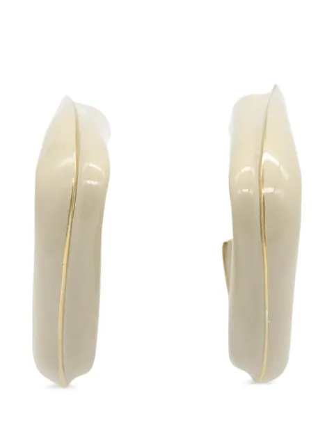 Bottega Veneta Pre-Owned 2010s triangle earrings Gold 1043360