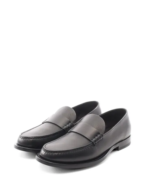The Row Pre-Owned 2010s Novus leather loafers Black 1071260