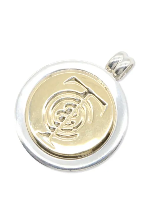 Tiffany & Co. Pre-Owned 2010s engraved-logo pendant Silver 1057943
