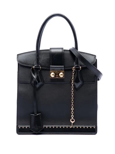 Louis Vuitton Pre-Owned 2017 Taurillon Cour Marly PM satchel Black O8K26XVT85UPJ5UA