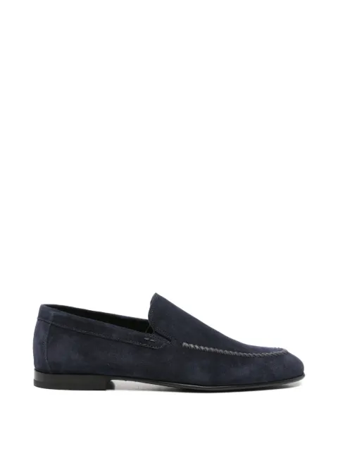 JOHN HARRISON whipstitch-trim loafers Blue 604226105