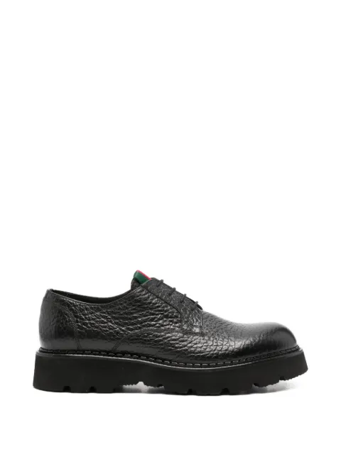 JOHN HARRISON pebbled-effect Derby shoes Black 604225204