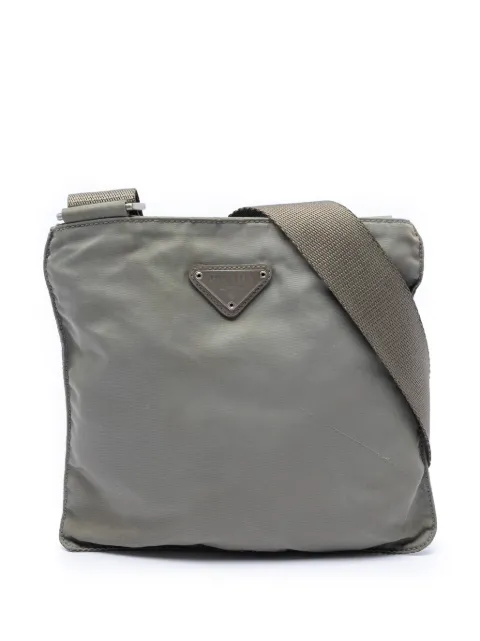 Prada Pre-Owned 2000-2013 Tessuto Zip Top crossbody bag Grey 0SSEVBPRH65IQN61
