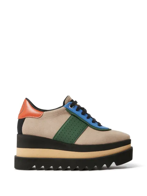 Stella McCartney Elyse platform derby shoes Neutrals 810702E00321