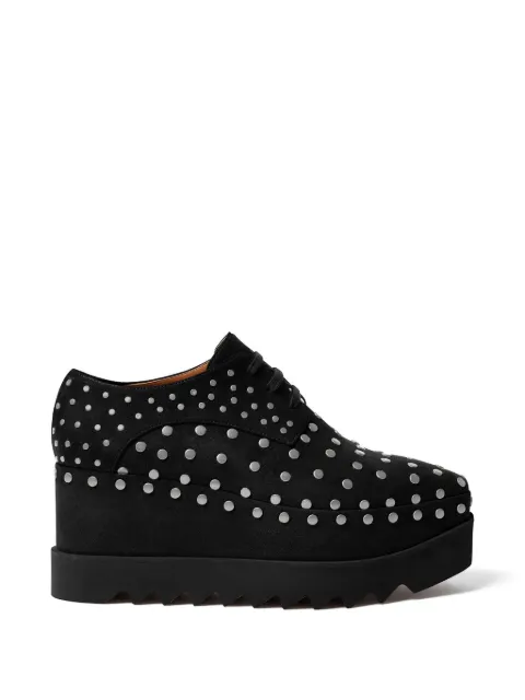 Stella McCartney Elyse studded derby shoes Black 810724E00329