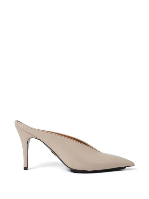 Stella McCartney pointed-toe V-cut mules Neutrals 810729E00291