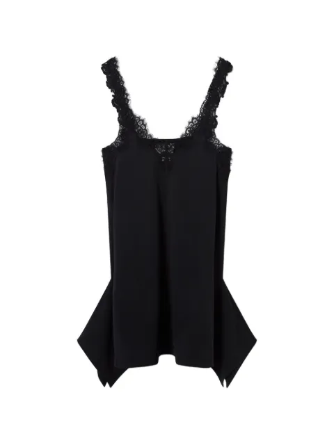 Stella McCartney lace-trim mini dress Black 6J04723SQA73