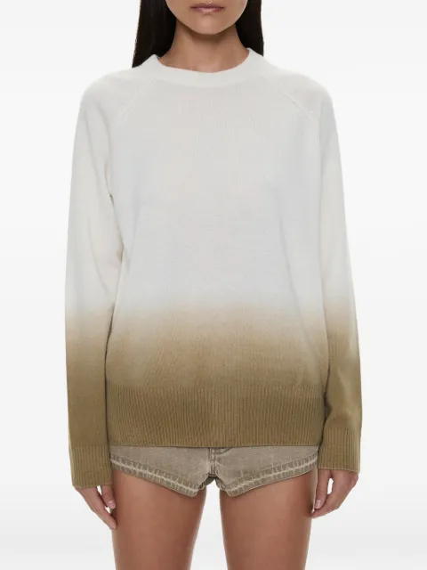 Christopher Esber Ombre Monument crew neck sweater Neutrals 26021728