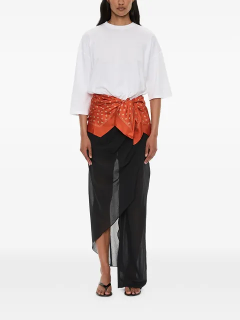 Christopher Esber draped-skirt trousers White 26025697
