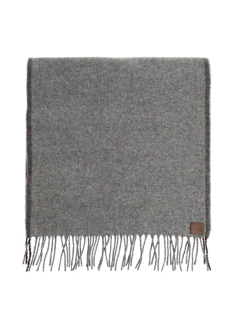 Eleventy fringed scarf Grey N77SCIN11TES0N162