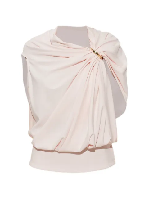 Sportmax Lacuna draped-detail top Pink 2622946021