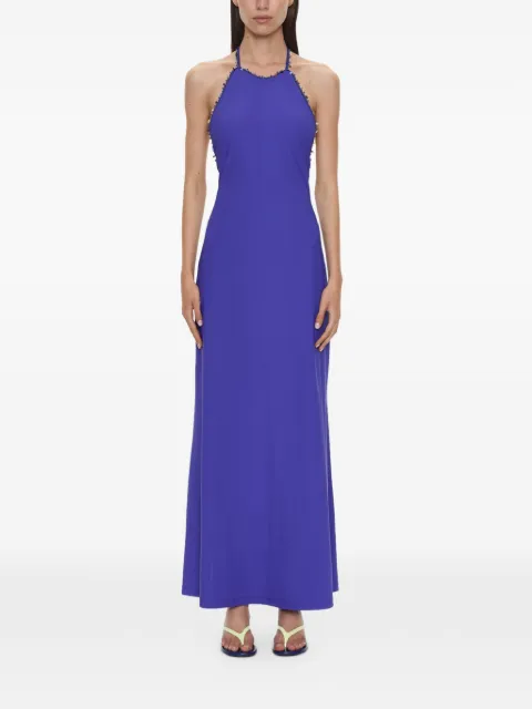 Christopher Esber Beach Quartz halterneck dress Blue 25047389