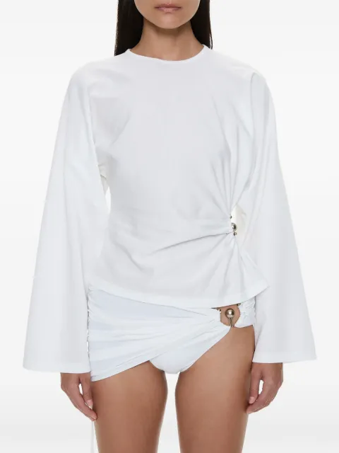Christopher Esber Orbit ruched top White 26021673