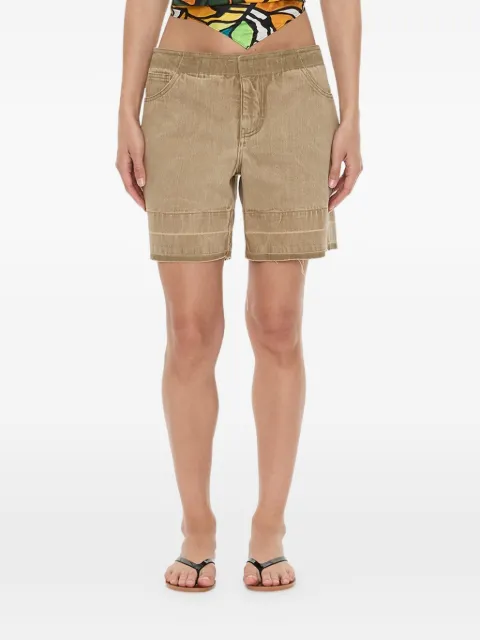 Christopher Esber Deconstruct raw-cut shorts Neutrals 25025233