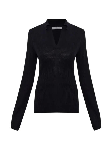 Max Mara ribbed-knit Gergo sweater Black 2621366101