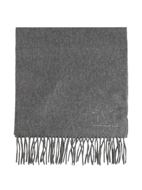 Max Mara Wsdalia embroidered scarf Grey 2624546311