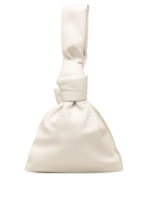 Bottega Veneta Pre-Owned 2012-2026 Mini Calfskin BV Twist Bag handbag White U3FQQEHLPFJNQ9SB