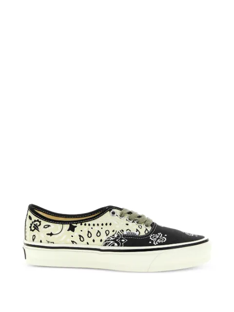 Vans Premium Authentic bandana-print sneakers Black VN000D9NBMB