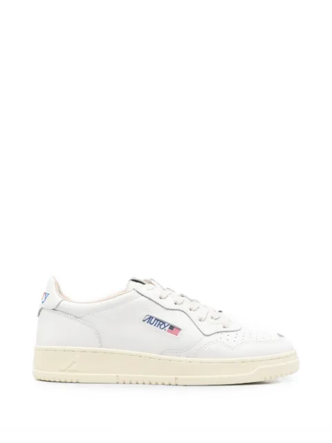 Autry Medalist leather sneakers White AULMBG01