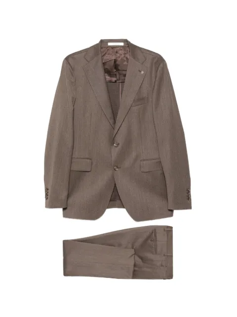 Tagliatore single-breasted suit Brown 2SVS22B01AI060107U26I247M1369