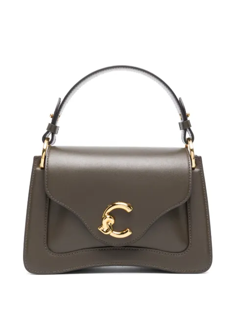 Coccinelle logo-plaque leather tote bag Green E1SSK180221