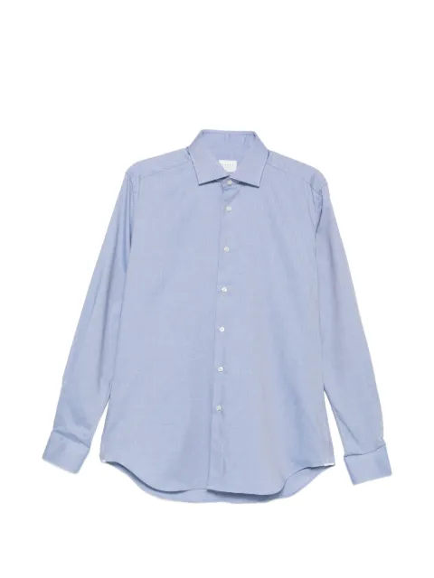 Xacus classic-collar long-sleeve shirt Blue WF558ML31803006