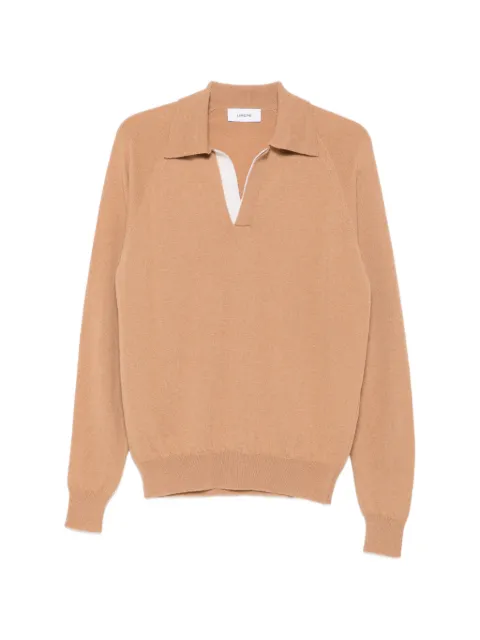 Lardini contrast-trim raglan-sleeve sweater Neutrals ACLPML72AC67015