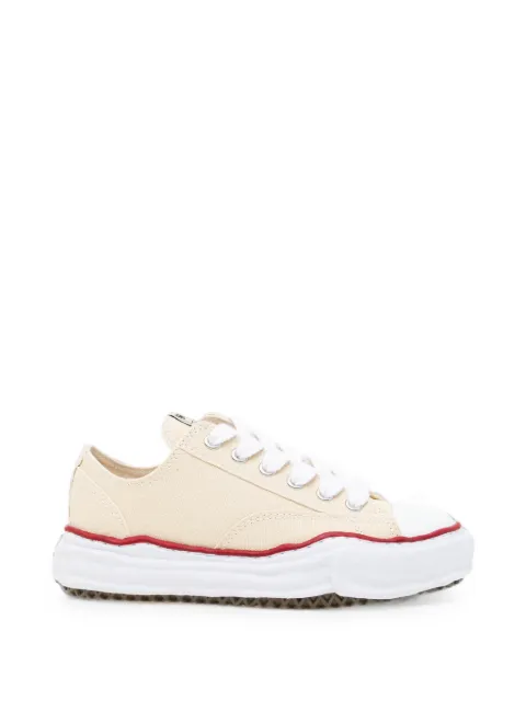 Maison MIHARA YASUHIRO distressed low-top trainers Neutrals MHRSNW702NAXQIVX390