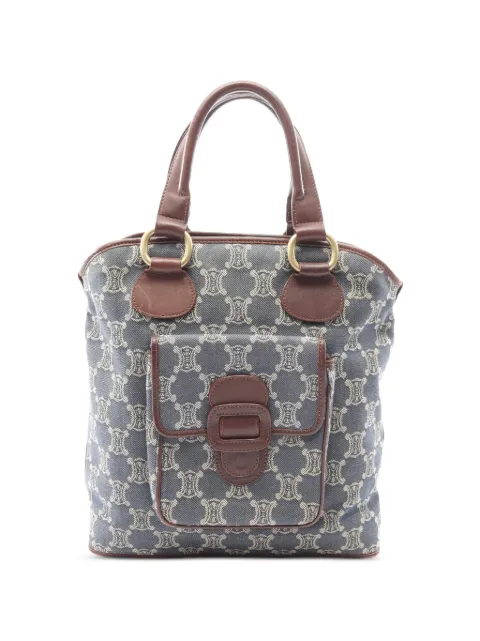 Celine Pre-Owned 2000s Macadam tote bag Blue 1064743