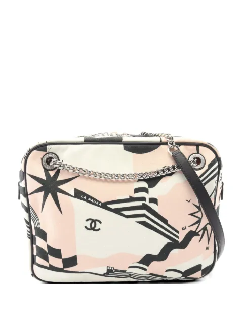 CHANEL Pre-Owned 2018-2019 La Pausa chain shoulder bag Pink 106412726939083