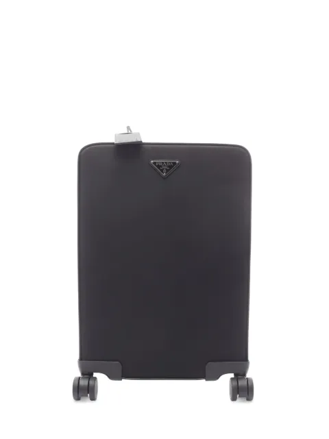 Prada Pre-Owned Saffiano leather suitcase Black 1067995