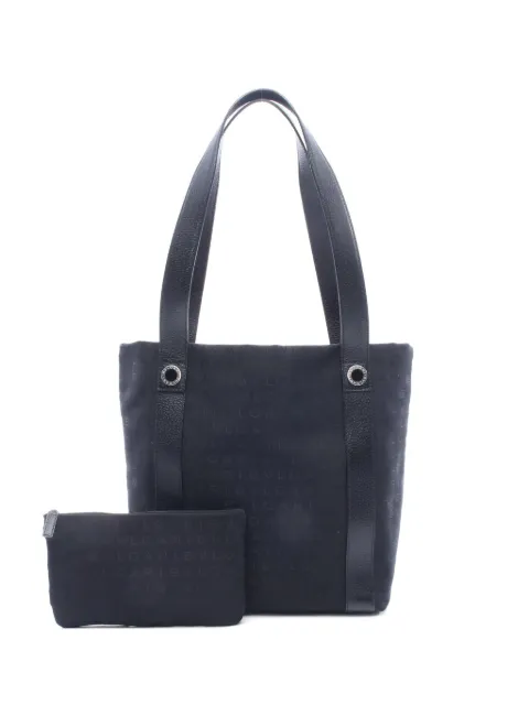 Bvlgari Pre-Owned 2010s Logomania tote bag Black 1064714