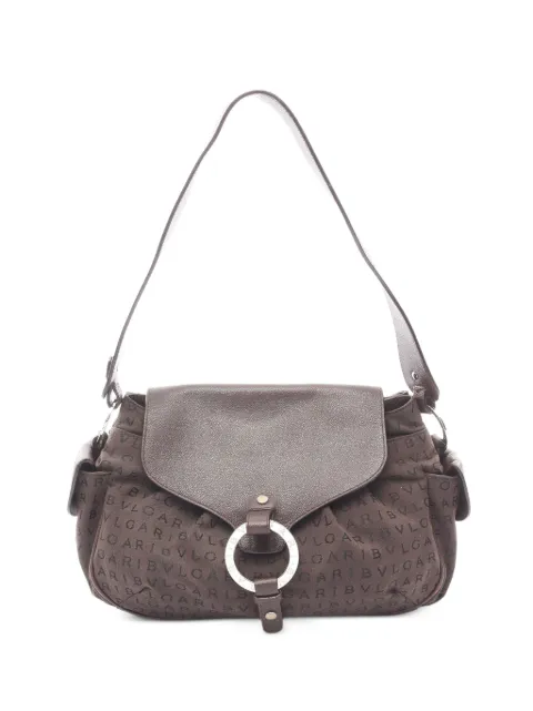 Bvlgari Pre-Owned 2010s Logomania shoulder bag Brown 1064750