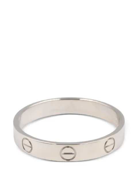 Cartier 2010s Love ring Silver 1072100BT4848