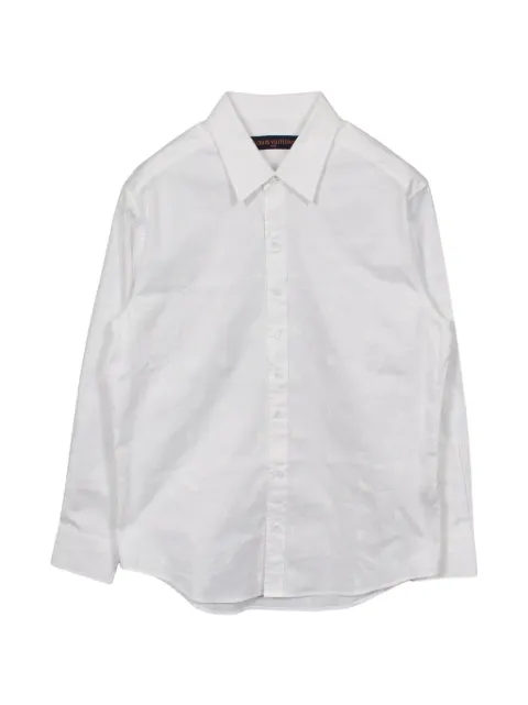 Louis Vuitton Pre-Owned 2010s logo-pattern shirt White 1061942