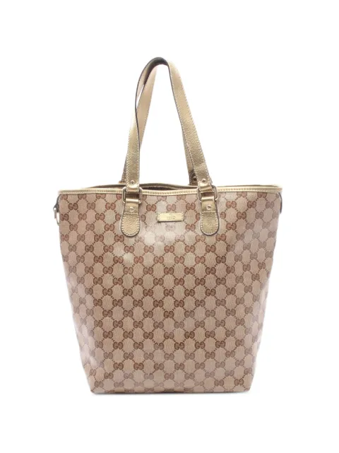Gucci Pre-Owned 2000s GG-pattern tote bag Neutrals 1068602