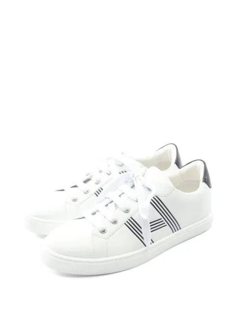 Hermès Pre-Owned 2010s Avantage Bias H sneakers White 1050480