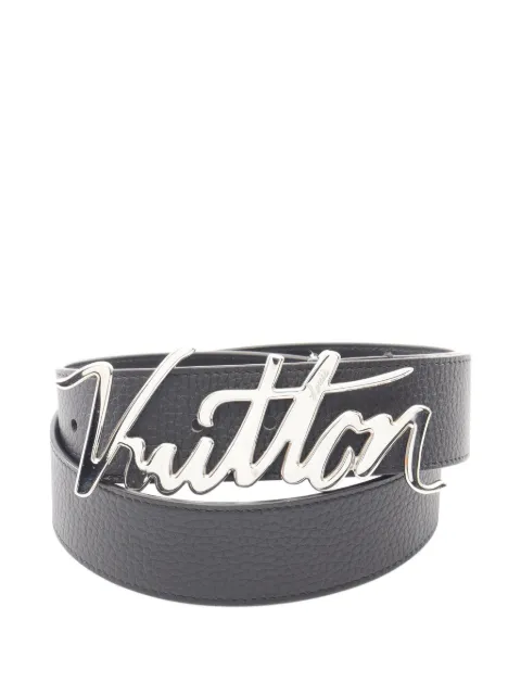 Louis Vuitton Pre-Owned 2019 Autograph belt Black 1065390BC1129
