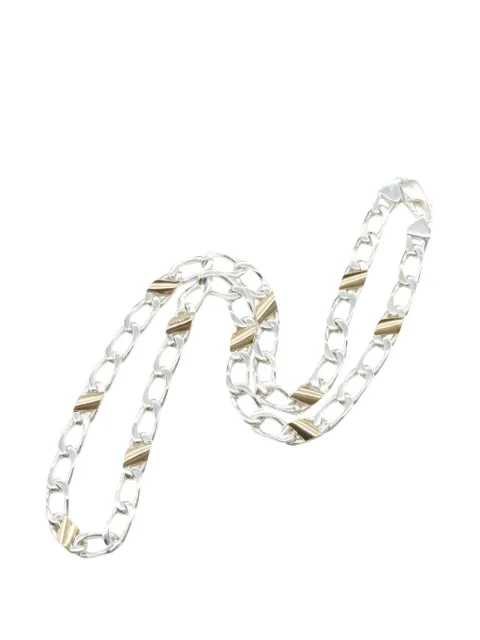 Tiffany & Co. Pre-Owned 2010s two-tone curb-link necklace Silver 1057935