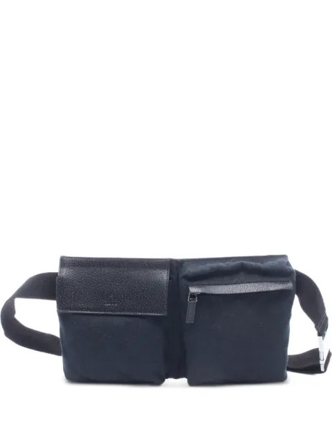 Gucci Pre-Owned 2010s GG canvas belt bag Blue 1064699