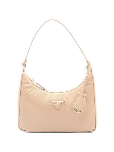 Prada Pre-Owned Re-Edition 2005 Re-Nylon shoulder bag Neutrals 1068032