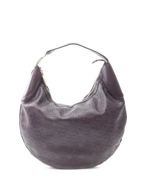 Gucci Pre-Owned 2000s Horsebit leather shoulder bag Purple 1068375